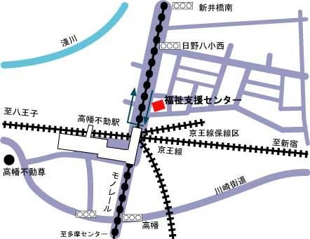 地図:福祉支援センター