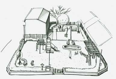 イラスト:加賀塚公園全体