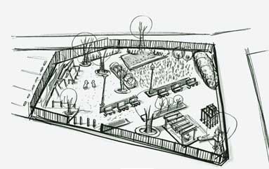 イラスト:新坂下公園全体図
