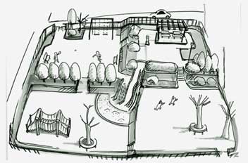 イラスト:おおさわ公園全体図