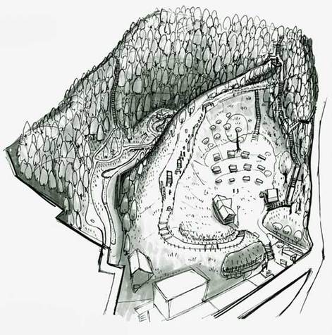 イラスト:南平丘陵公園全体図