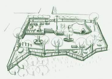 イラスト:ほほえみ公園全体図