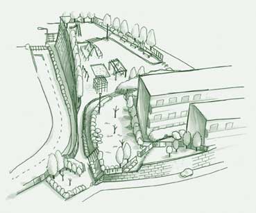 イラスト:三角点公園全体図