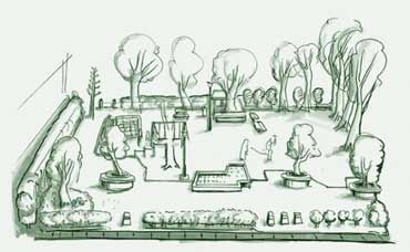 イラスト:四ツ谷下東公園