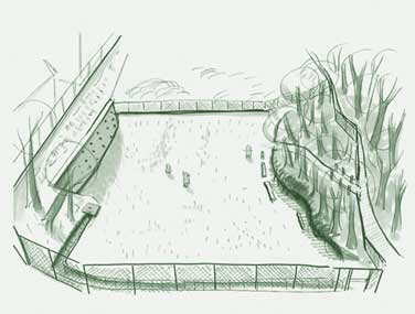 イラスト:ほどくぼ地区広場全体図