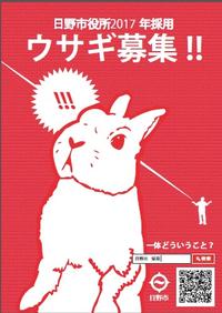 ポスター:ウサギ募集!!
