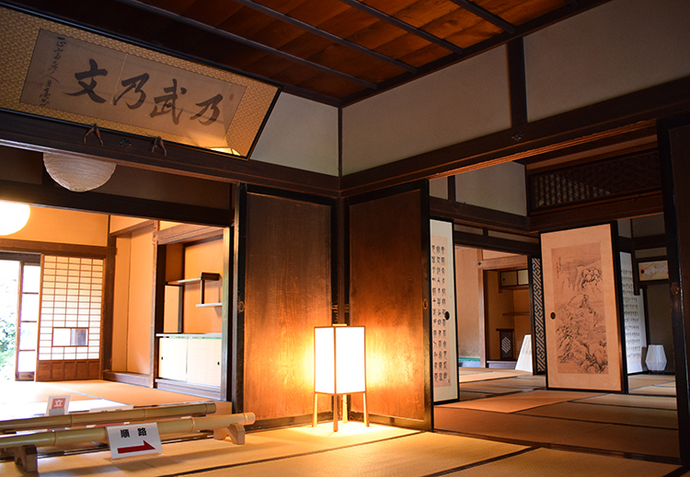 写真:本陣にある五つの部屋