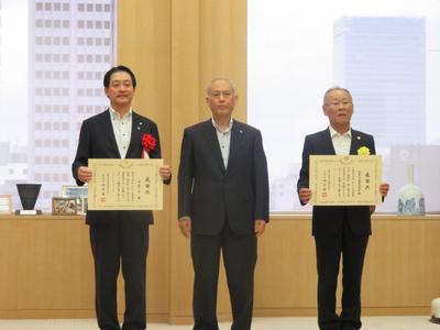 写真:舛添都知事、市長、谷井会長