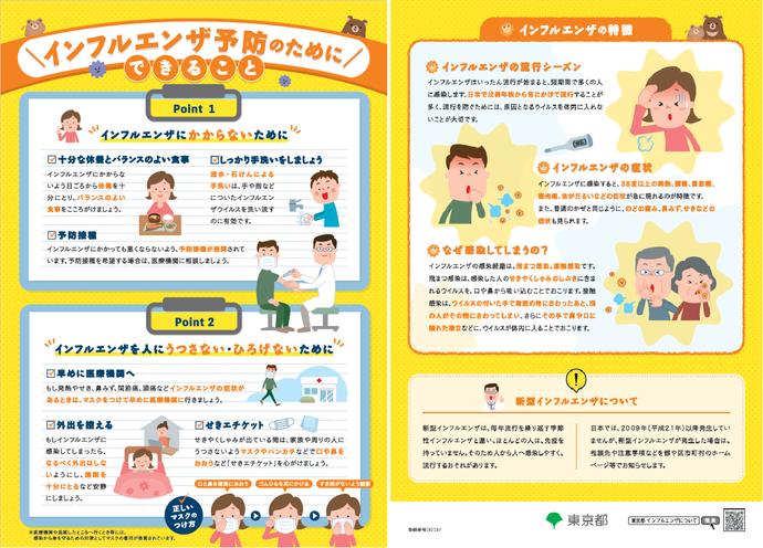 インフルエンザ予防のためにできること