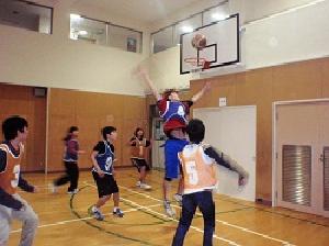 写真1:バスケットボールの試合