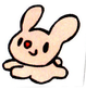 イラスト：うさぎの絵