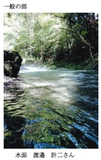 写真:水面 一般の部 渡邉計二さん