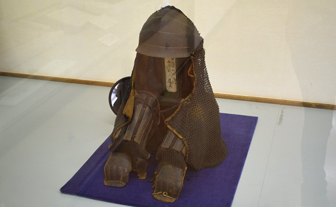 写真:歳三が池田屋事件の時に使った鎖帷子