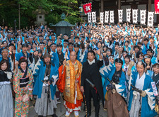 写真:新選組祭りの様子