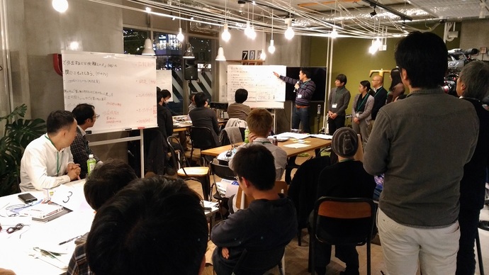 写真:アイデアソン発表の様子