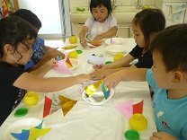 七夕制作3歳写真