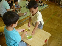 夏祭りごっこ写真