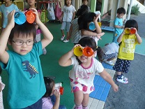 夏祭りごっこ写真