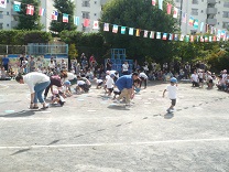 写真：4歳児親子競技