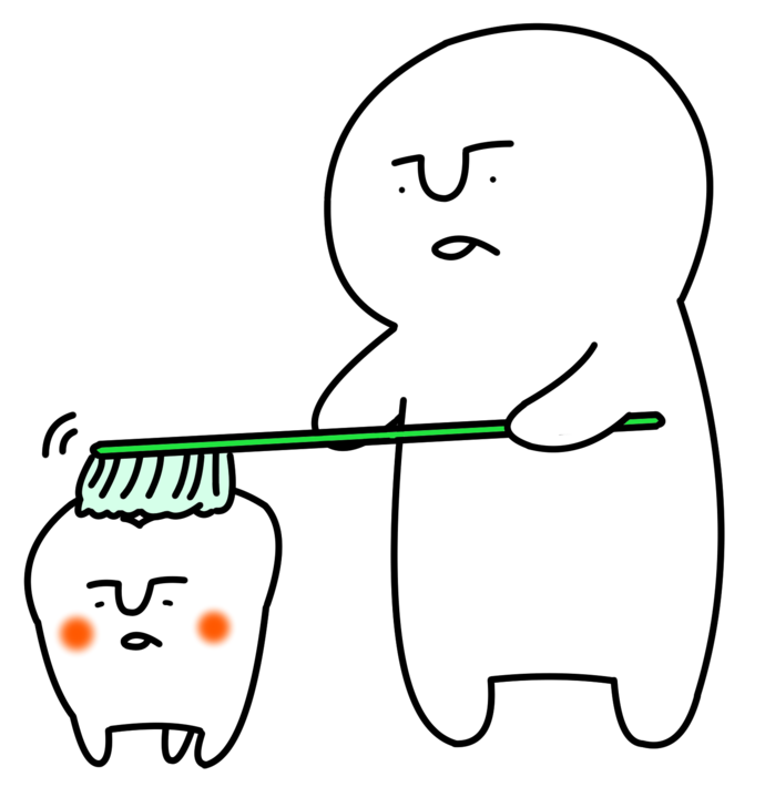 イラスト:歯をみがくひのった