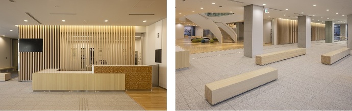 写真:南平体育館ラウンジ