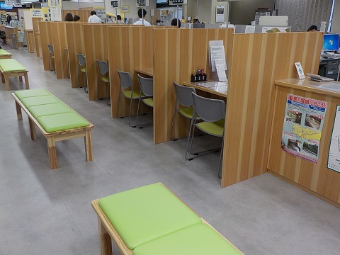 写真:カウンター