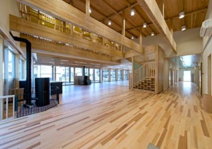 写真:カワセミハウス内観