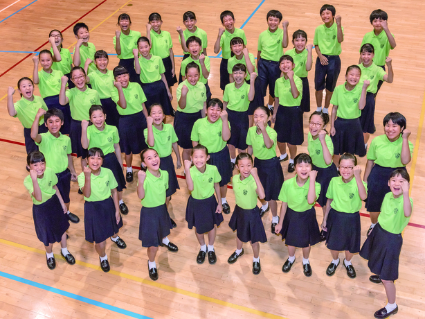 写真:七生緑小学校合唱団