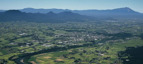 写真:紫波町の全景