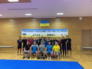 写真:ウクライナ空手チーム集合写真