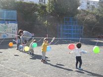 写真：風船つき