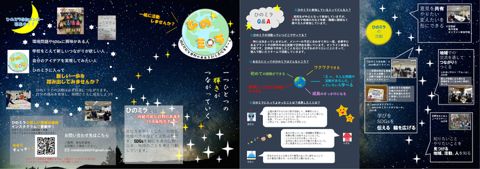 写真:ひのミラの活動を紹介するパンフレットのプレビュー画像