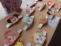 おめんコーナーの写真