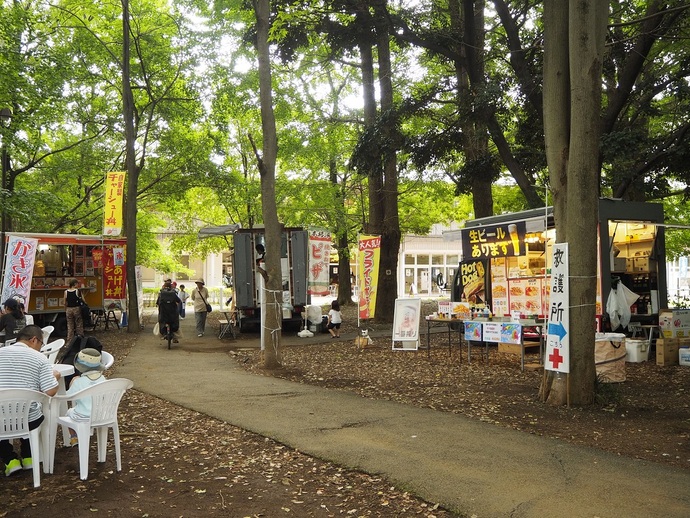 写真:ひのアートフェスティバル フードコーナー