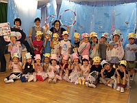 5歳児の集合した写真