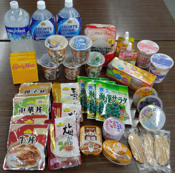 写真:食料品の一例