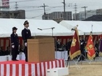 写真:市長のあいさつの様子