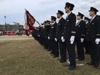 写真:団員整列時の様子