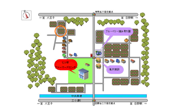 地図:農の学校案内図