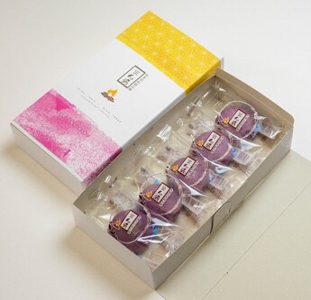 写真:姉妹都市PRお土産まん福5個入り