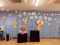 写真:卒園式会場の様子