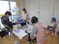 歯科検診の様子の写真