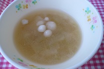 写真：とうがんのみそ汁