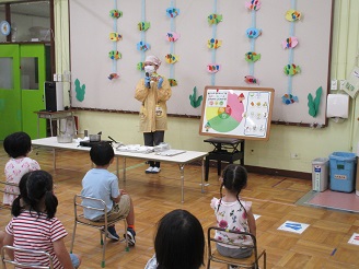 栄養士によるデモンストレーション