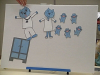 写真:パネルシアターの様子