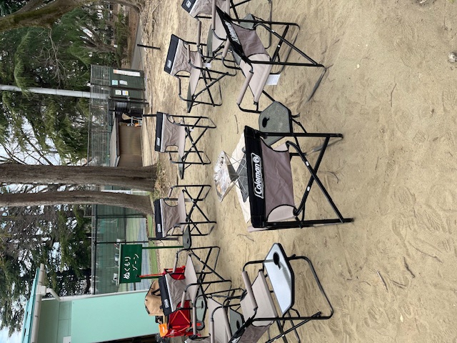 ぬくもりゾーン(焚火エリア)