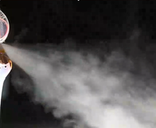 プラズマアクチュエータによる風向き制御の写真2