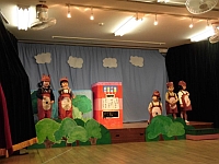 写真:ぽんこが登場したところ