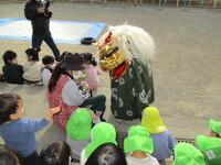 獅子舞の写真