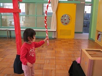 写真：お正月遊び